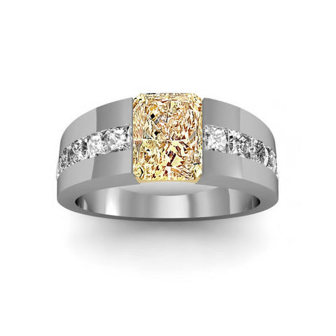 White Diamond Rings for Men – 1/4 CTTW Genuine White Diamond Ring for –  Jewelexcess